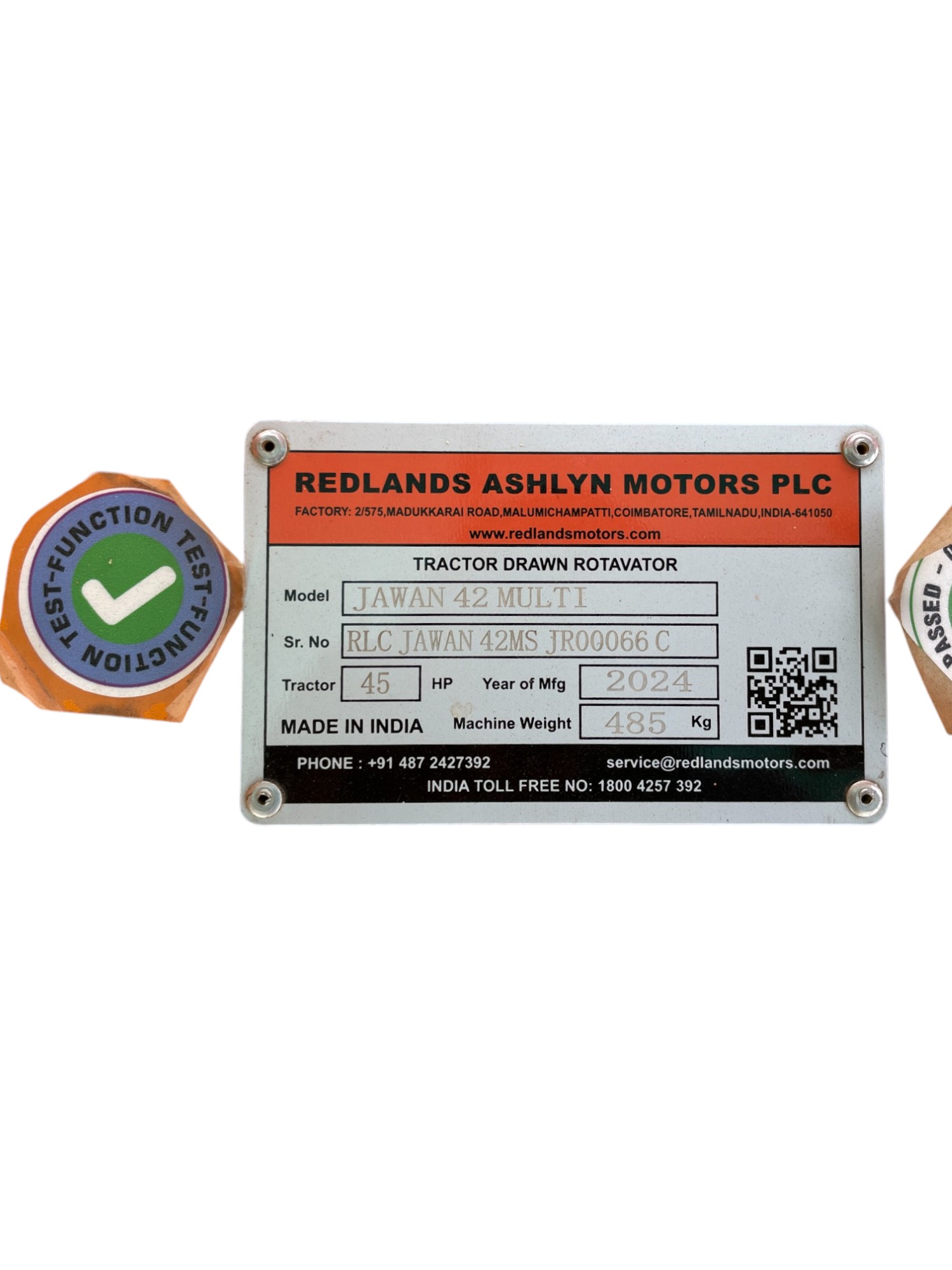 REDLAND 42 BLADE ROTAVATOR - Image 6